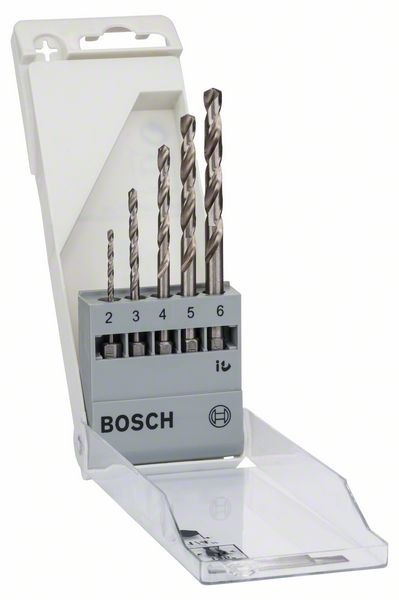 ZESTAW WIERTEŁ HEX DO METALU 2,3,4,5,6MM BOSCH ZESTAW WIERTEŁ HEX DO METALU 2,3,4,5,6MM BOSCH