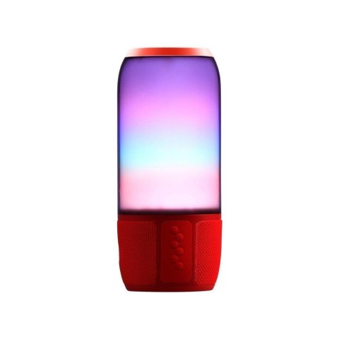 Bezprzewodowy inteligentny głośnik LED V-TAC z technologią Bluetooth 2x3W USB Micro SD Czerwony VT-7456 Bezprzewodowy inteligentny głośnik LED V-TAC z technologią Bluetooth 2x3W USB Micro SD Czerwony VT-7456