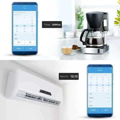 Bramka SMART WiFi V-TAC RF433 2,4Ghz SMART Life, Amazon Alexa, Google Home, Nest VT-5144