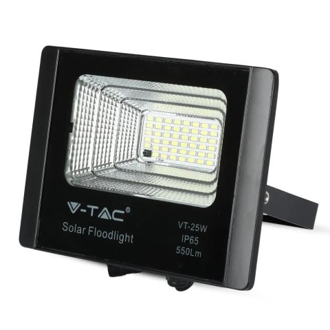 Projektor LED Solarny V-TAC 12W Czarny IP65, Pilot, Timer VT-25W 6000K 550lm Projektor LED Solarny V-TAC 12W Czarny IP65, Pilot, Timer VT-25W 6000K 550lm