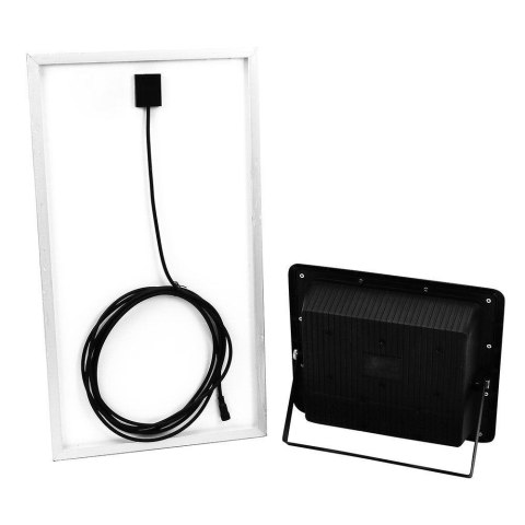 Projektor LED Solarny V-TAC 40W Czarny IP65, Pilot, Timer VT-200W 4000K 3100lm Projektor LED Solarny V-TAC 40W Czarny IP65, Pilot, Timer VT-200W 4000K 3100lm