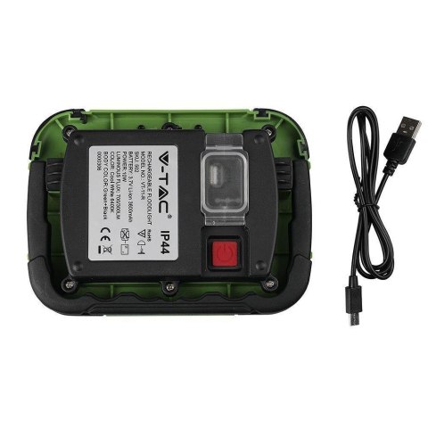 Projektor LED V-TAC 10W Ładowalny USB SAMSUNG CHIP Funkcja SOS 3,7V Li-Ion IP44 VT-10-R 4000K 700lm Projektor LED V-TAC 10W Ładowalny USB SAMSUNG CHIP Funkcja SOS 3,7V Li-Ion IP44 VT-10-R 4000K 700lm