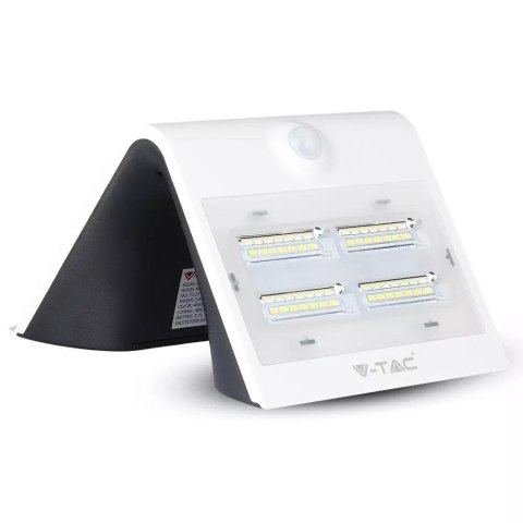Projektor Solarny 3W LED Biały+Czarny V-TAC VT-768 4000K 400lm Projektor Solarny 3W LED Biały+Czarny V-TAC VT-768 4000K 400lm