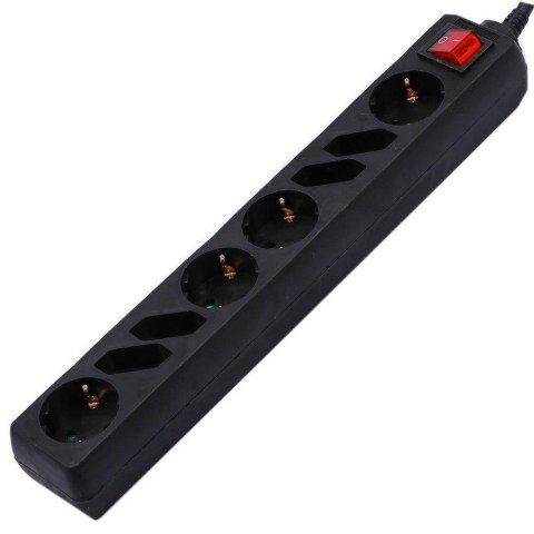 Przedłużacz 8 Gniazd z przełącznikiem V-TAC 4+4 (3G 1.5MM2 X 1.5M ) Czarny VT-1118 Przedłużacz 8 Gniazd z przełącznikiem V-TAC 4+4 (3G 1.5MM2 X 1.5M ) Czarny VT-1118