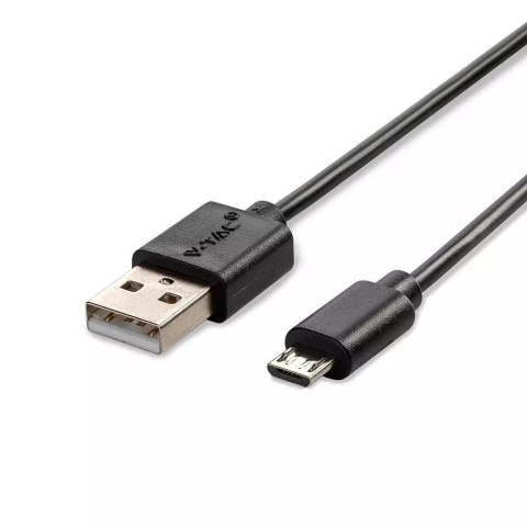 Przewód Micro USB V-TAC 1M Czarny Seria Pearl VT-5301 Przewód Micro USB V-TAC 1M Czarny Seria Pearl VT-5301