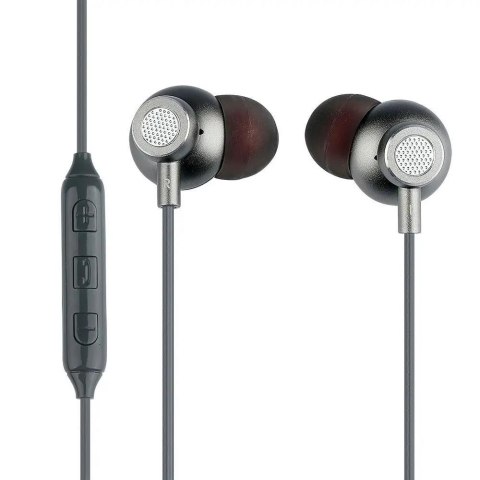 Słuchawki Jack 3,5mm V-TAC Szare V-TAC VT-1032 Słuchawki Jack 3,5mm V-TAC Szare V-TAC VT-1032