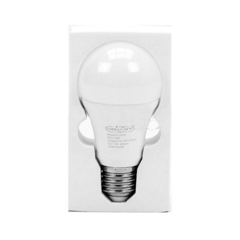 Żarówka LED SMART WiFi V-TAC 9W E27 A65 TUYA Amazon Alexa Google Home VT-5010 4000K 800lm Żarówka LED SMART WiFi V-TAC 9W E27 A65 TUYA Amazon Alexa Google Home VT-5010 4000K 800lm
