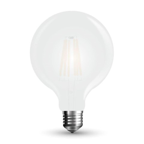 Żarówka LED V-TAC 7W Filament E27 G125 Mrożona VT-2067 2700K 800lm Żarówka LED V-TAC 7W Filament E27 G125 Mrożona VT-2067 2700K 800lm