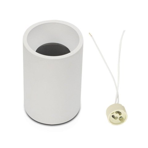 Oprawa V-TAC Aluminiowa GU10 Okrągła Natynkowa Tuba Biała 70x107mm VT-802-W 3 Lata Gwarancji Oprawa V-TAC Aluminiowa GU10 Okrągła Natynkowa Tuba Biała 70x107mm VT-802-W 3 Lata Gwarancji