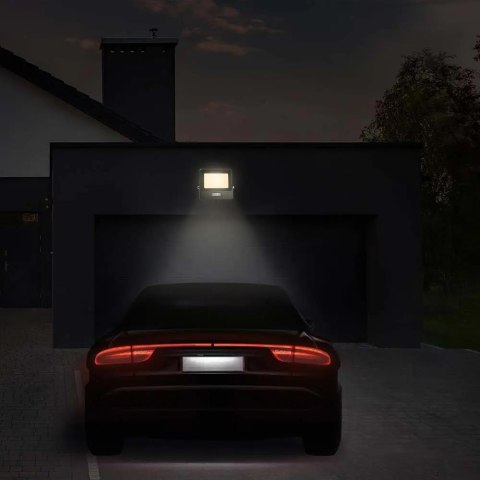 Projektor LED V-TAC 30W SAMSUNG CHIP czujnik ruchu czarny przewód 1M VT-138S-1 6400K 2340lm 5 lat gwarancji