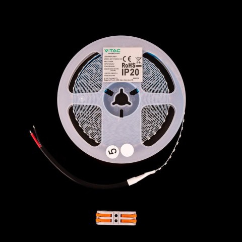 Taśma LED V-TAC SMD2835 630LED 24V IP20 5mb 8W/m VT-2835 126-IP20 4000K 1100lm
