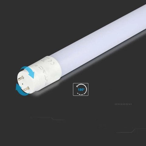 Tuba Świetlówka LED T8 V-TAC SAMSUNG CHIP 60cm 7.5W G13 Obrotowa Nano Plastic VT-062 4000K 850lm 5 Lat Gwarancji
