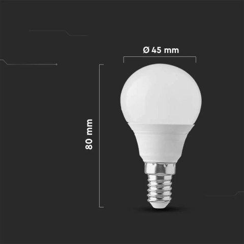 Żarówka LED V-TAC 3,7W E14 Kulka P45 VT-1819-N 4000K 320lm Żarówka LED V-TAC 3,7W E14 Kulka P45 VT-1819-N 4000K 320lm