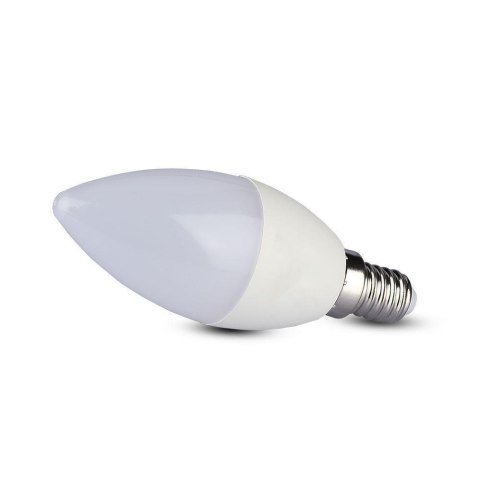Żarówka LED V-TAC SAMSUNG CHIP 5.5W E14 Świeczka Ściemnialna VT-293D 6400K 470lm 5 Lat Gwarancji Żarówka LED V-TAC SAMSUNG CHIP 5.5W E14 Świeczka Ściemnialna VT-293D 6400K 470lm 5 Lat Gwarancji