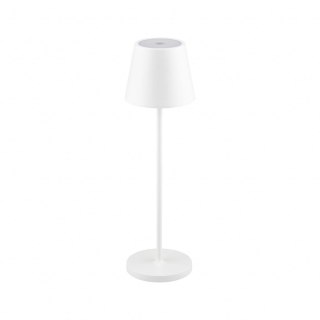 Lampka Biurkowa Nocna V-TAC 2W LED 38cm Ładowanie Ściemnianie IP54 Biała VT-7522 3000K 200lm