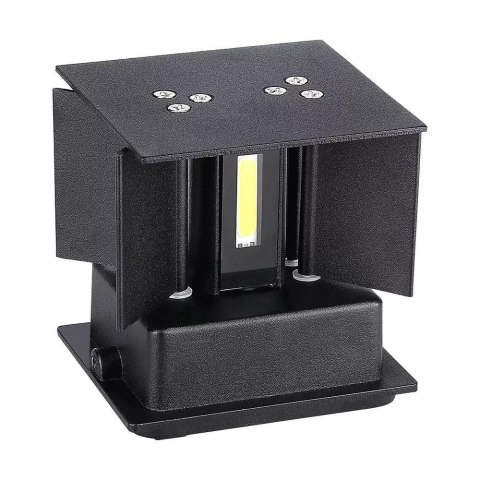 Oprawa Ścienna V-TAC 5W Kinkiet Góra Dół Regulowana Czarny Kwadrat IP65 Bridgelux VT-759-B 4000K 700lm Oprawa Ścienna V-TAC 5W Kinkiet Góra Dół Regulowana Czarny Kwadrat IP65 Bridgelux VT-759-B 4000K 700lm