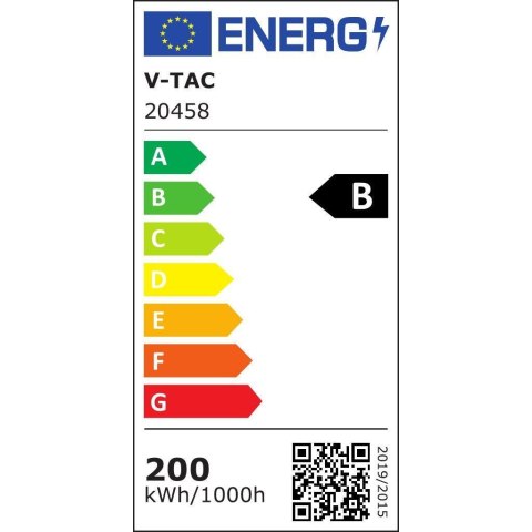 Projektor LED V-TAC 200W G8 Czarny 185Lm/W EVOLUTION VT-200185 6500K 31500lm 5 Lat Gwarancji