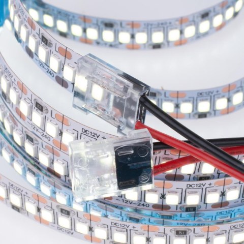 Konektor Złączka Taśm LED V-TAC Przeźroczysta Taśma-Przewód-Taśma Gęste/Zwykłe/COB 10mm Konektor Złączka Taśm LED V-TAC Przeźroczysta Taśma-Przewód-Taśma Gęste/Zwykłe/COB 10mm
