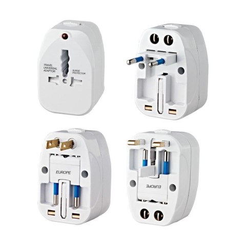 Uniwersalny Adapter Podróżny z zabezpieczeniem V-TAC Uniwersalny Adapter Podróżny z zabezpieczeniem V-TAC