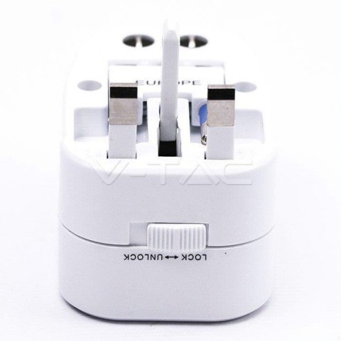 Uniwersalny Adapter Podróżny z zabezpieczeniem V-TAC Uniwersalny Adapter Podróżny z zabezpieczeniem V-TAC