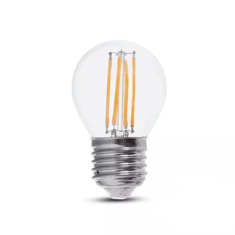 Żarówka LED V-TAC 6W Filament E27 Kulka G45 VT-2386 2700K 800lm Żarówka LED V-TAC 6W Filament E27 Kulka G45 VT-2386 2700K 800lm