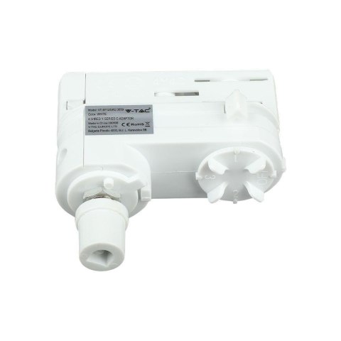 Adaptor Szynoprzewodu V-TAC Szynosystem 3F 3 fazowy Biały Adaptor Szynoprzewodu V-TAC Szynosystem 3F 3 fazowy Biały