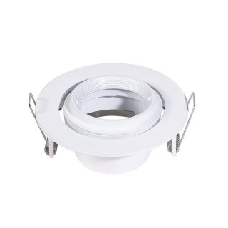 Oczko V-TAC GU10 ruchome uchylna ślimak białe VT-700W 2 lata Gwarancji