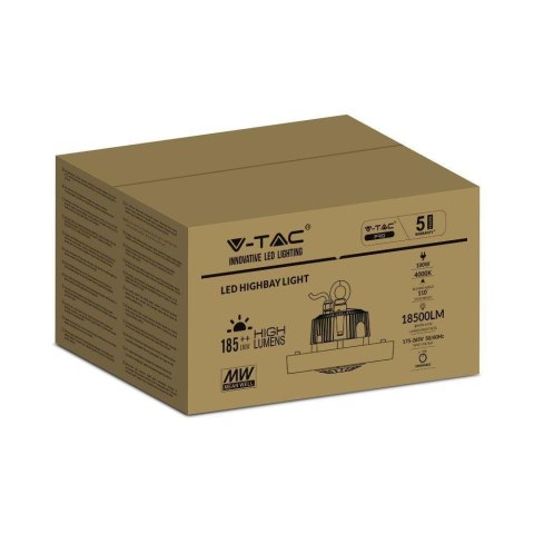 Oprawa LED High Bay V-TAC MEANWELL DRIVER 100W 185Lm/W VT-9119 4000K 18500lm 5 Lat Gwarancji Oprawa LED High Bay V-TAC MEANWELL DRIVER 100W 185Lm/W VT-9119 4000K 18500lm 5 Lat Gwarancji