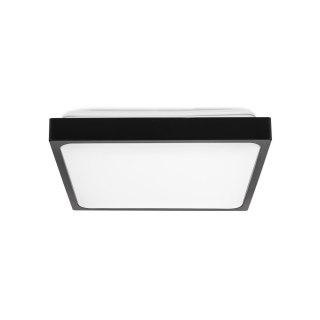 Plafon V-TAC 30W LED Kwadrat IP44 42x42cm Czarny VT-8630B-SQ 6500K 3000lm
