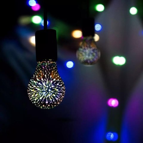 Żarówka LED V-TAC 3W E27 Filament Gwiazdy 3D A60 VT-2203-N 3000K 20lm Żarówka LED V-TAC 3W E27 Filament Gwiazdy 3D A60 VT-2203-N 3000K 20lm