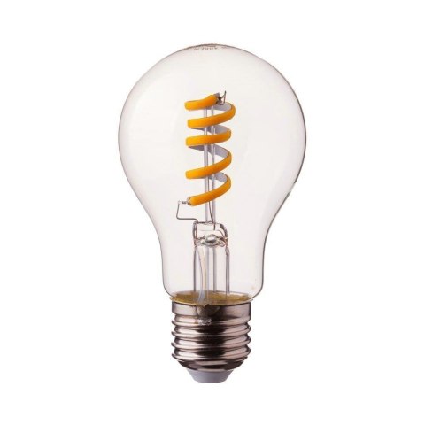 Żarówka LED V-TAC 4W E27 A60 spiral filament VT-2164-N 3000K 300lm 2 lata Gwarancji