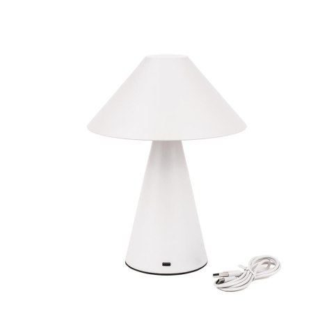 Lampka Biurkowa Nocna V-TAC 3W LED 24cm Ładowanie USB Ściemnianie Biała VT-1051 3000K-6000K 200lm