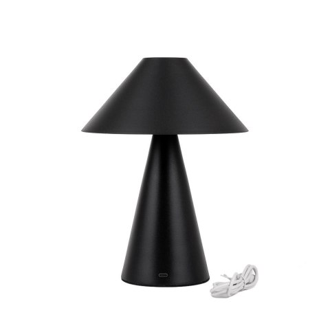 Lampka Biurkowa Nocna V-TAC 3W LED 24cm Ładowanie USB Ściemnianie Czarna VT-1051 3000K-6000K 200lm
