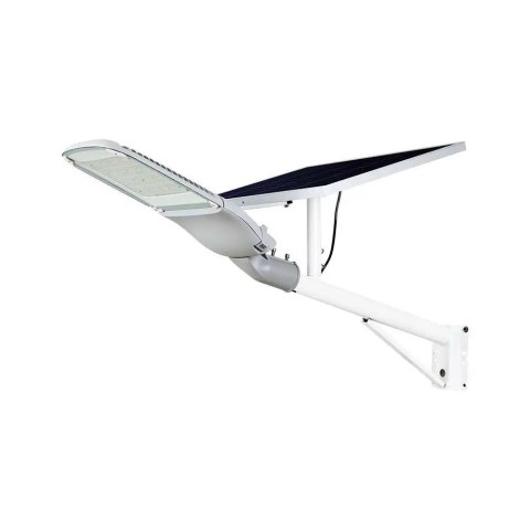 Naświetlacz Oprawa Uliczna LED Solarna V-TAC SAMSUNG CHIP 50W Biała IP65 LiFePo4 VT-ST303 4000K 3000lm 3 Lata Gwarancji Naświetlacz Oprawa Uliczna LED Solarna V-TAC SAMSUNG CHIP 50W Biała IP65 LiFePo4 VT-ST303 4000K 3000lm 3 Lata Gwarancji