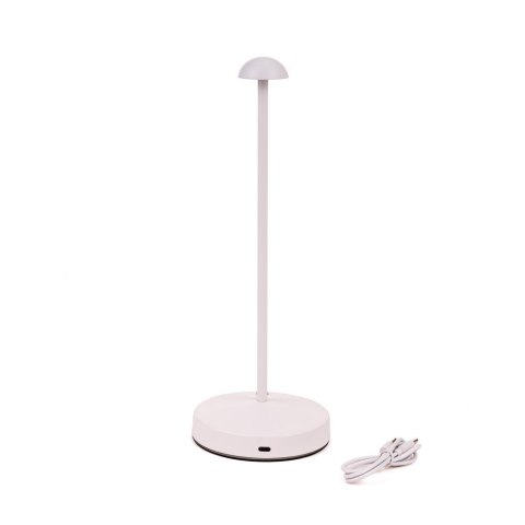 Lampka Biurkowa Nocna V-TAC 3W LED 29cm Ładowanie USB Ściemnianie Biała VT-1073 3000K-6000K 130lm