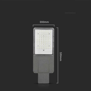 Naświetlacz Oprawa Uliczna LED Solarna V-TAC BRIDGELUX CHIP IP65 Pilot LiFePO4 Panel 70W VT-15300ST 6500K 3500lm