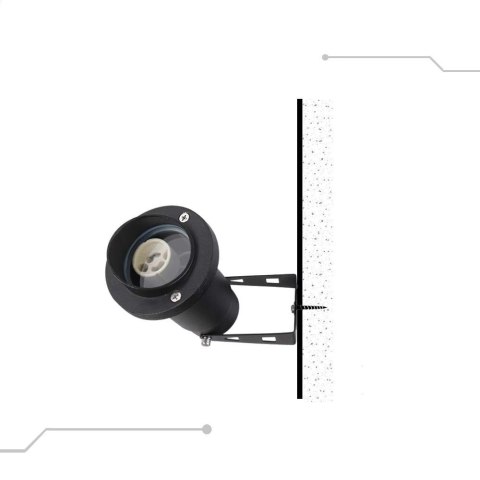 Oprawa Gruntowa Ogrodowa Wbijana Aluminium GU10 Czarna z daszkiem IP65 V-TAC VT-1126 3 Lata Gwarancji Oprawa Gruntowa Ogrodowa Wbijana Aluminium GU10 Czarna z daszkiem IP65 V-TAC VT-1126 3 Lata Gwarancji