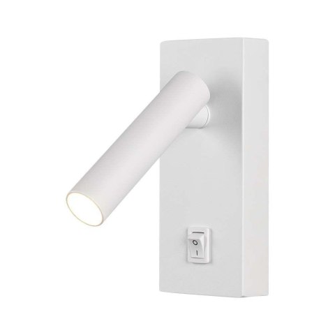 Oprawa LED V-TAC 2W Kinkiet Hotel Łóżko Włącznik Biały VT-402 3000K 150lm