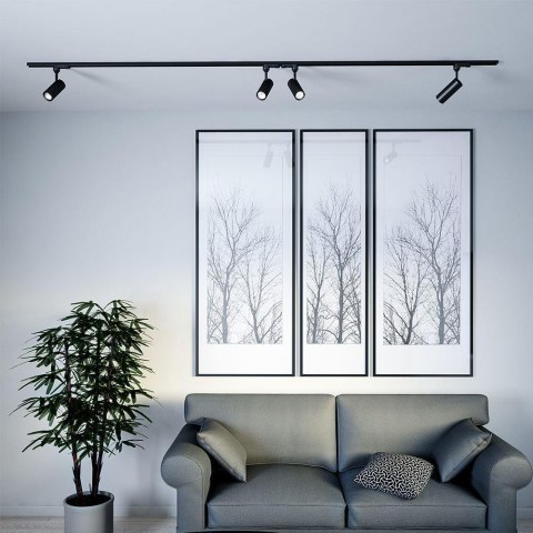 Oprawa Szynosystem 3F V-TAC 15W LED SAMSUNG CHIP CRI90+ Czarna VT-415 4000K 1500lm 5 Lat Gwarancji Oprawa Szynosystem 3F V-TAC 15W LED SAMSUNG CHIP CRI90+ Czarna VT-415 4000K 1500lm 5 Lat Gwarancji