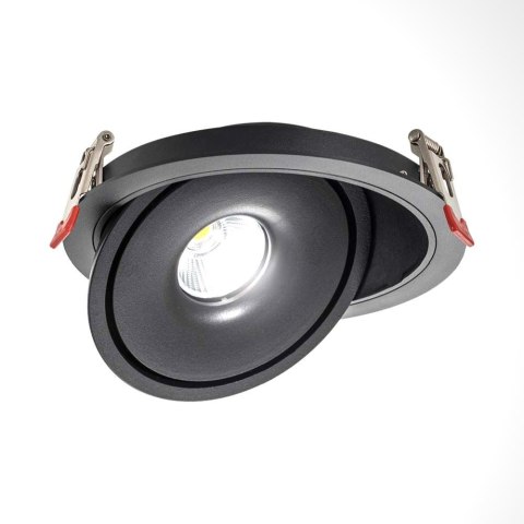 Oprawa V-TAC LED Uchylny Downlight 12W LED COB CRI90+ CCT Czarna VT-2512 3000K-4000K-6400K 785lm Oprawa V-TAC LED Uchylny Downlight 12W LED COB CRI90+ CCT Czarna VT-2512 3000K-4000K-6400K 785lm