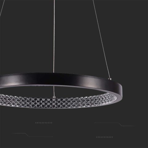 Oprawa Zwieszana V-TAC 19W LED Czarna VT-7823 4000K 2160lm Oprawa Zwieszana V-TAC 19W LED Czarna VT-7823 4000K 2160lm