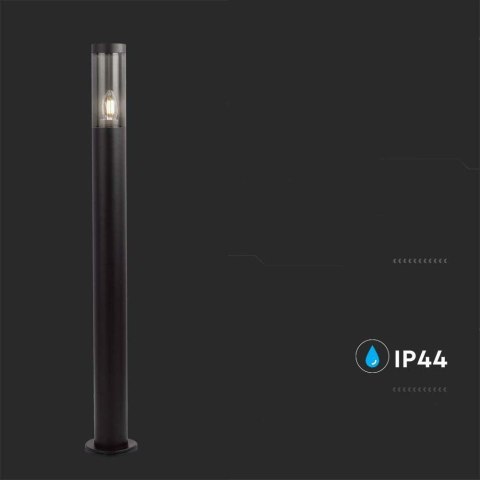 Słupek Ogrodowy V-TAC 100CM Czarny IP44 E27 VT-1185 Słupek Ogrodowy V-TAC 100CM Czarny IP44 E27 VT-1185
