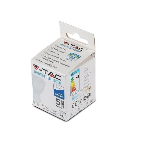 Żarówka LED V-TAC SAMSUNG CHIP 6.5W GU10 110st VT-247 6400K 480lm 5 Lat Gwarancji Żarówka LED V-TAC SAMSUNG CHIP 6.5W GU10 110st VT-247 6400K 480lm 5 Lat Gwarancji