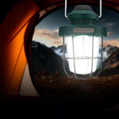 Lampa Kempingowa Przenośna V-TAC LED 3W IP44 Ładowanie USB-C Zmiana Barwy VT-9903D 2700K+6500K 230lm Lampa Kempingowa Przenośna V-TAC LED 3W IP44 Ładowanie USB-C Zmiana Barwy VT-9903D 2700K+6500K 230lm