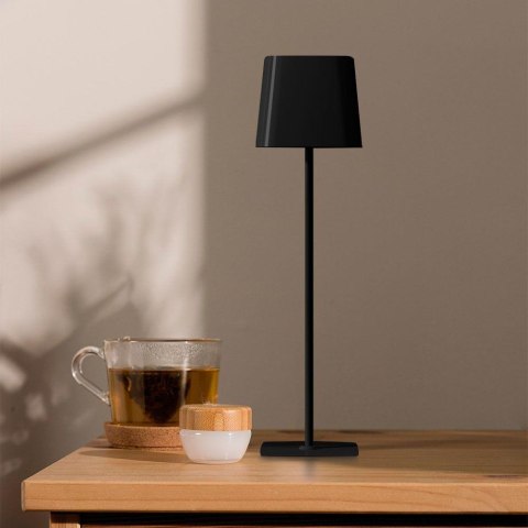 Lampka Biurkowa Nocna Solarna V-TAC 5W CCT LED 35cm Ładowanie USB-C Ściemnianie Czarna VT-10116 3000K-6000K 400lm Lampka Biurkowa Nocna Solarna V-TAC 5W CCT LED 35cm Ładowanie USB-C Ściemnianie Czarna VT-10116 3000K-6000K 400lm