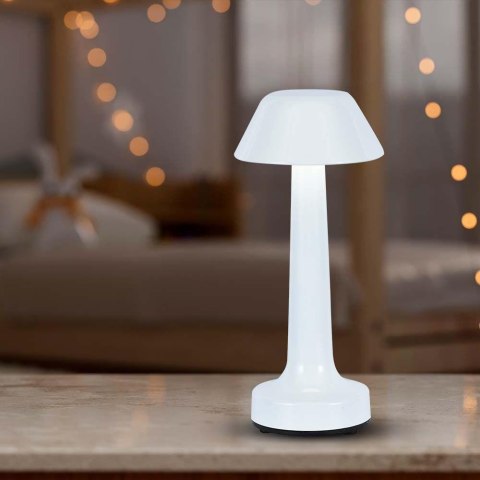 Lampka Biurkowa Nocna V-TAC 2W LED 23cm Ładowanie USB CCT Ściemnianie Biała VT-7566 3000K-6000K 40lm Lampka Biurkowa Nocna V-TAC 2W LED 23cm Ładowanie USB CCT Ściemnianie Biała VT-7566 3000K-6000K 40lm