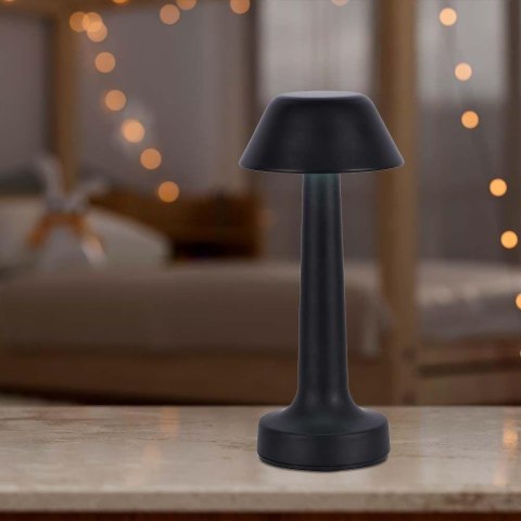 Lampka Biurkowa Nocna V-TAC 2W LED 23cm Ładowanie USB CCT Ściemnianie Czarna VT-7566 3000K-6000K 40lm Lampka Biurkowa Nocna V-TAC 2W LED 23cm Ładowanie USB CCT Ściemnianie Czarna VT-7566 3000K-6000K 40lm