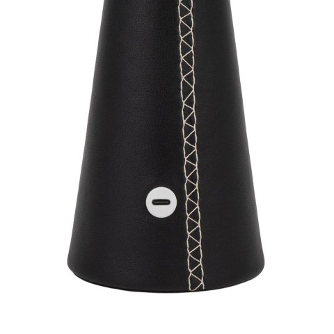Lampka Biurkowa Nocna V-TAC 3W LED 33cm CCT Ładowanie USB-C Ściemnianie Czarna Skóra VT-10117 3000K-6000K 240lm Lampka Biurkowa Nocna V-TAC 3W LED 33cm CCT Ładowanie USB-C Ściemnianie Czarna Skóra VT-10117 3000K-6000K 240lm
