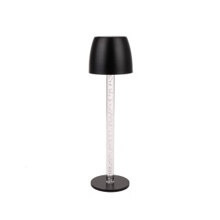 Lampka Biurkowa Nocna V-TAC 3W LED 37cm Ładowanie Ściemnianie Czarna VT-7576 3000K 310lm
