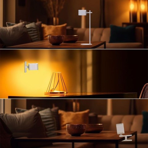 Lampka Biurkowa V-TAC 4w1 35cm Kinkiet Klips Latarka 3W LED CCT Biała VT-10115 3000K-6000K 300lm Lampka Biurkowa V-TAC 4w1 35cm Kinkiet Klips Latarka 3W LED CCT Biała VT-10115 3000K-6000K 300lm